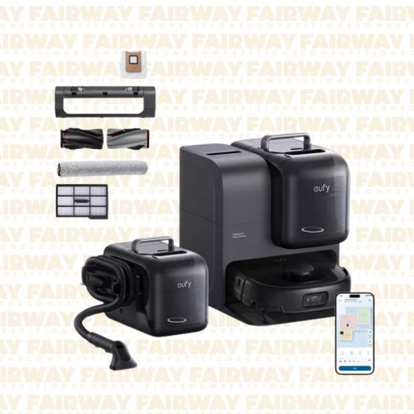 WIN a EUFY Omni E28 Robot Vacuum & Mop with All-in-One Station & Portable Deep Cleaner!