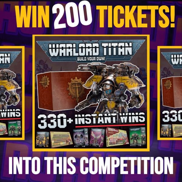 WIN 200 TICKETS INTO OUR BUILD YOUR OWN WARLORD TITAN | 330+ INST WINS!