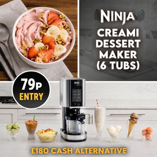Ninja CREAMi Ice Cream & Frozen Dessert Maker OR £180