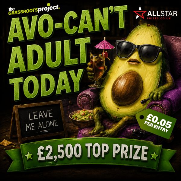 🥑💸 AVO-CAN’T ADULT TODAY! 💸🥑 £2.5K End Prize – £5,000 Instants