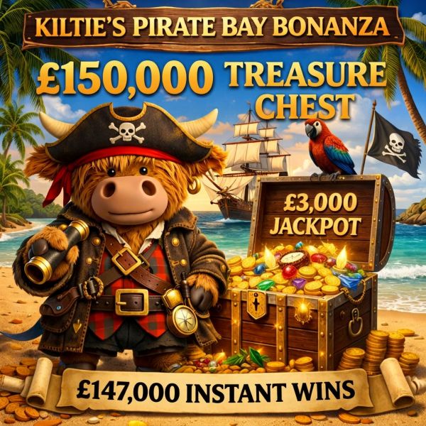 Kiltie’s £150,000 Pirate Bay Bonanza!