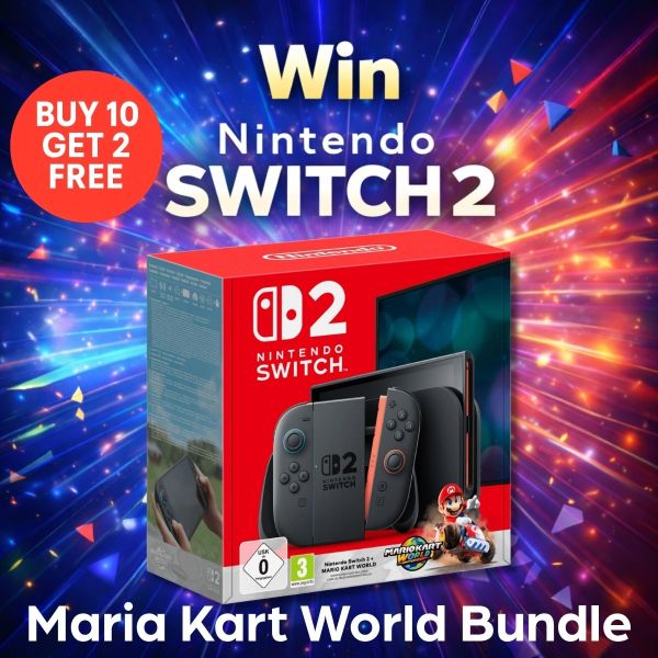 Win Nintendo Switch 2 with Mario Kart (£300 Cash Alternative)