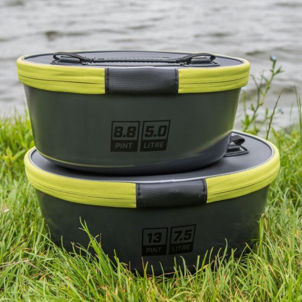 2x Matrix Moulded EVA Bowls with Lids – AUTO DRAW