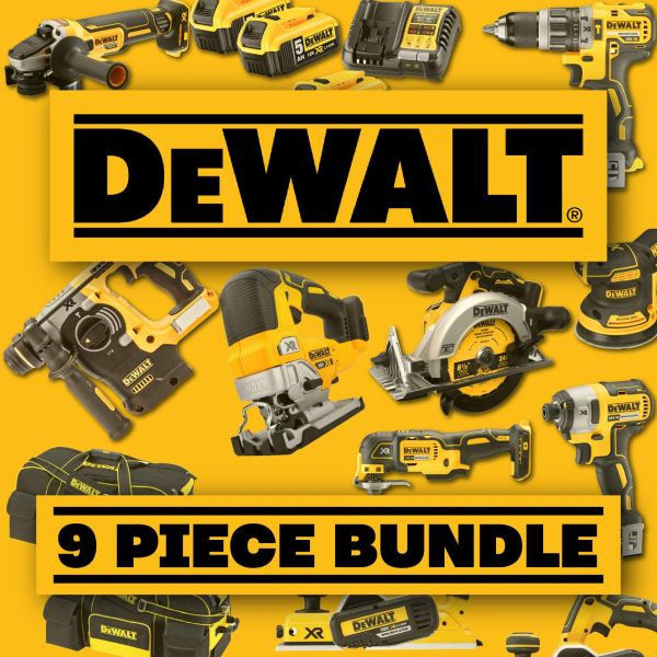 Win This Dewalt 9 Piece Tool Kit!