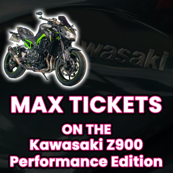 Win Max Tickets on The Kawasaki Z900 Performance Edition