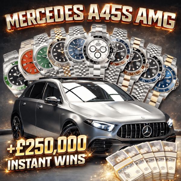 MERCEDES A45s AMG MAGNO GREY + £250,000 INSTANT WINS!