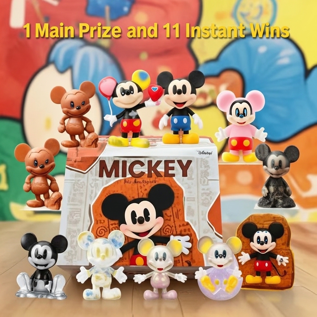 Disney Mickey Boundless Creativityy Series Figures – 1 Main Prize + 11 Instant Wins