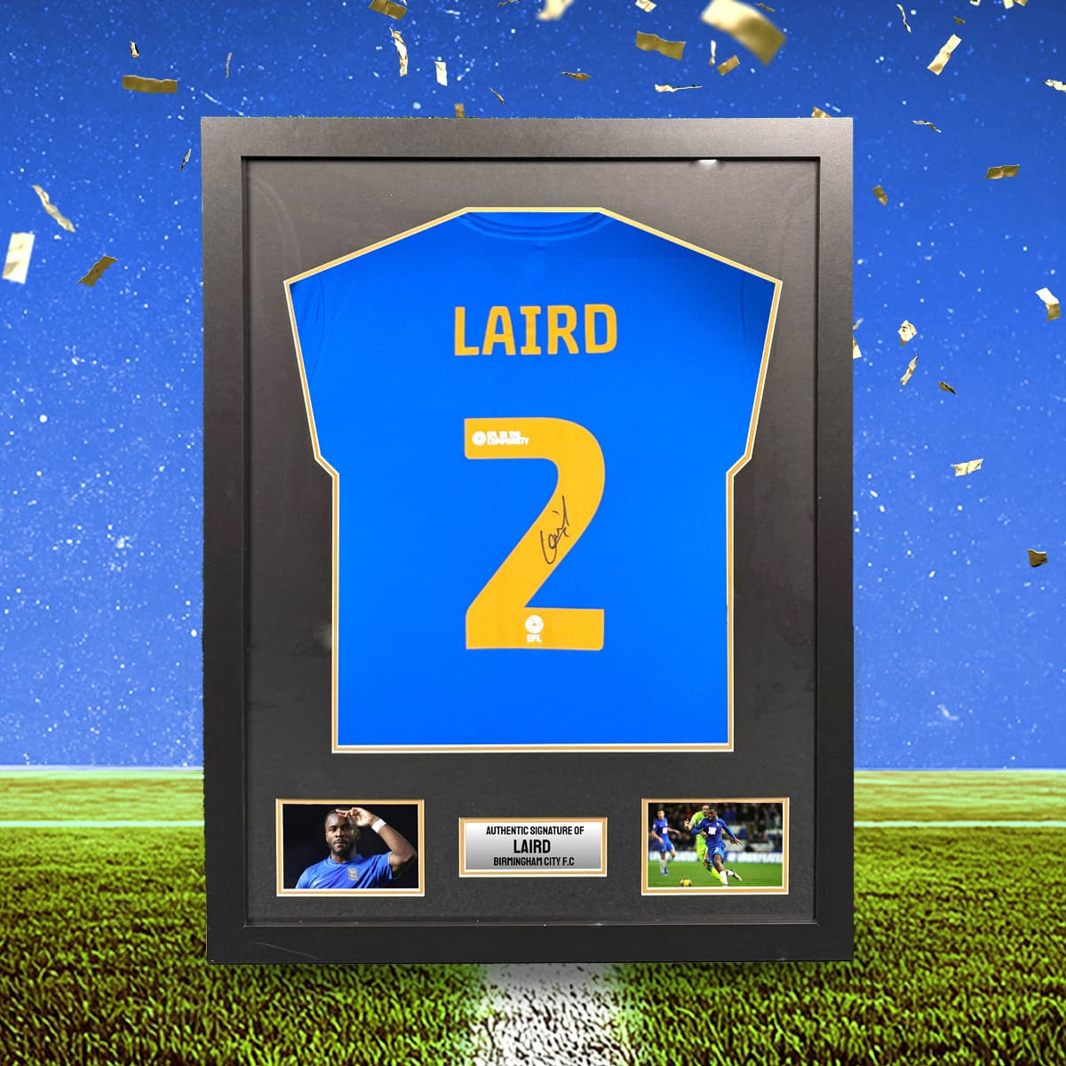 Birmingham Competition! Win this Ethan Laird signed & Framed Birmingham shirt!