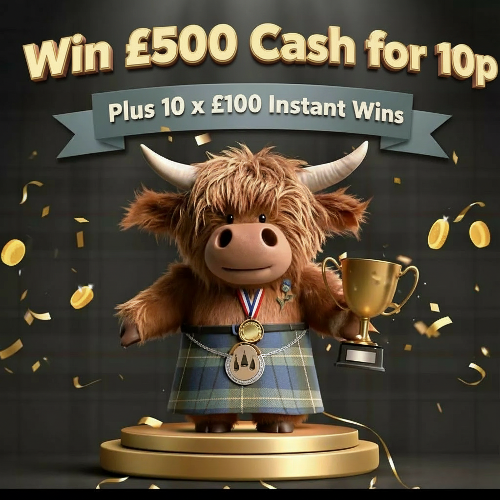 Win £500 Cash + 10 X £100 Instant wins to Find