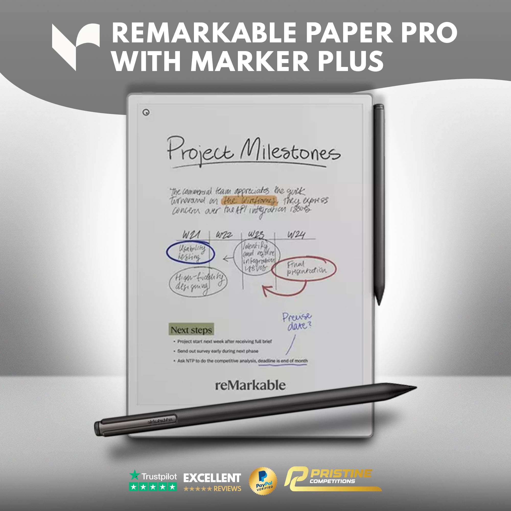 REMARKABLE Paper Pro with Marker Plus