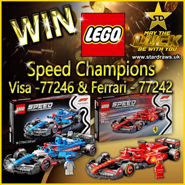 WK25 – LEGO – Visa & Ferrari F1 Sets 77246-77242 (Odds:1:100)