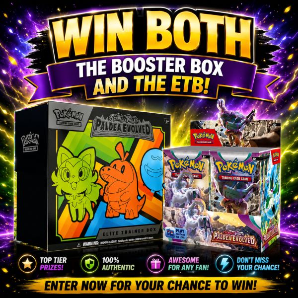 Pokémon TCG: Sealed Paldea Evolved Booster Box & ETB