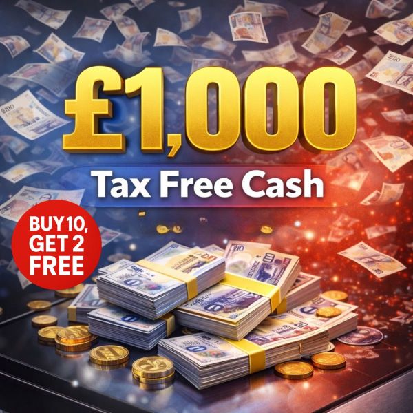 Win £1,000 Tax Free Cash for 99p