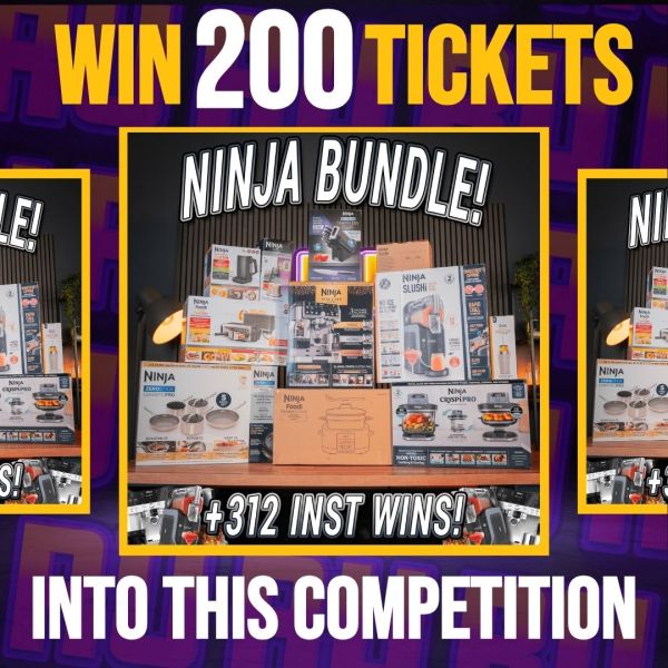 WIN 200 TICKETS INTO OUR NINJA KITCHEN BUNDLE | 312 INST WINS!