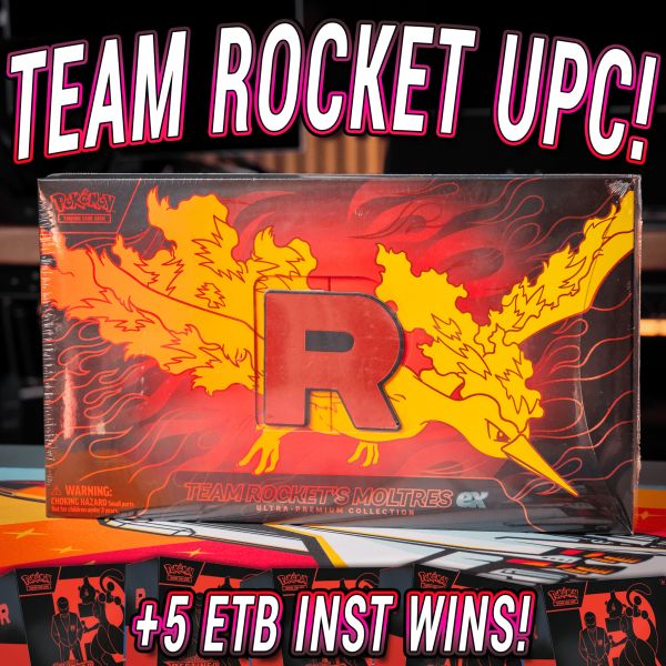 TEAM ROCKETS MOLTRES EX ULTRA -PREMIUM COLLECTION | 5X INST WINS