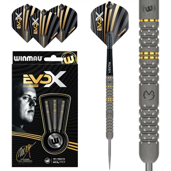 Winmau MVG Evo-X 90% Steel Tip Darts