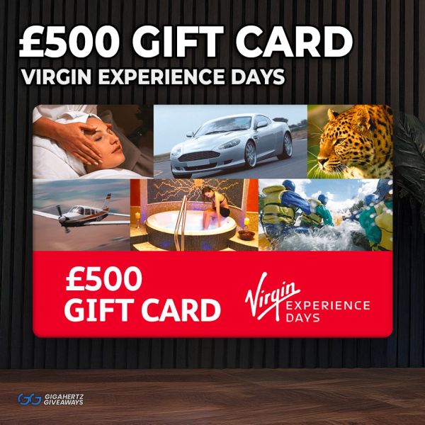 £500 Gift Card | Virgin Experience Day (Zoo, Alton Towers, etc.)