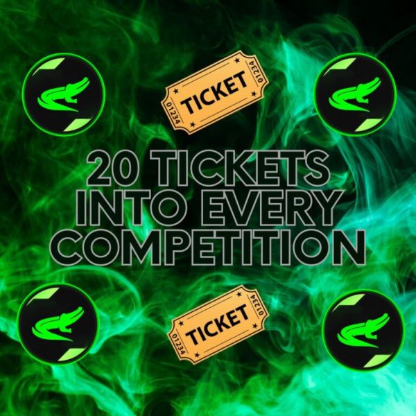 20 ENTRIES INTO EVERY COMP THE FOLLOWING WEEK