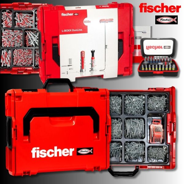 Fischer Screws, Plugs & Bit Set Bundle