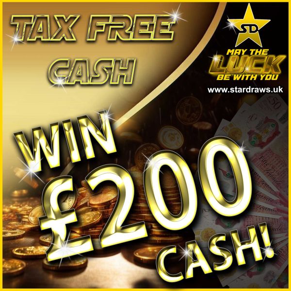 WK24 – Win Yourself £200 TAX-FREE CASH PRIZE! (Odds:1:150)
