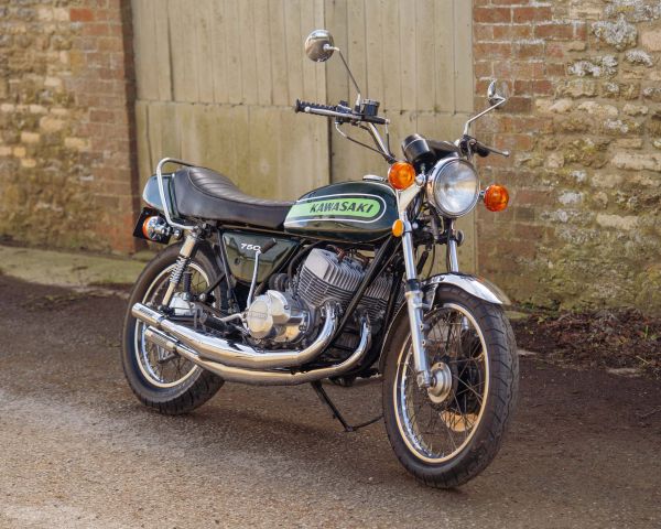 Win this legendary 1974 Kawasaki H2B 750cc + £1000