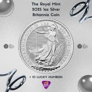 🩶 The Royal Mint – 2025 1oz Silver Britannia 🩶 + 10 Lucky Numbers!