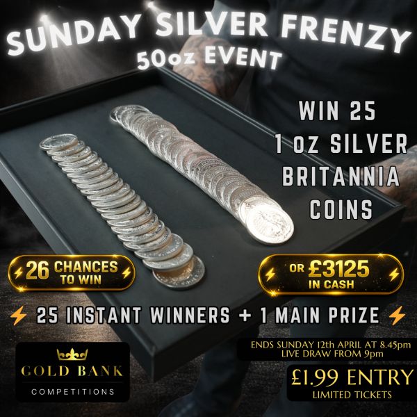 SUNDAY SILVER FRENZY: 50 oz EVENT