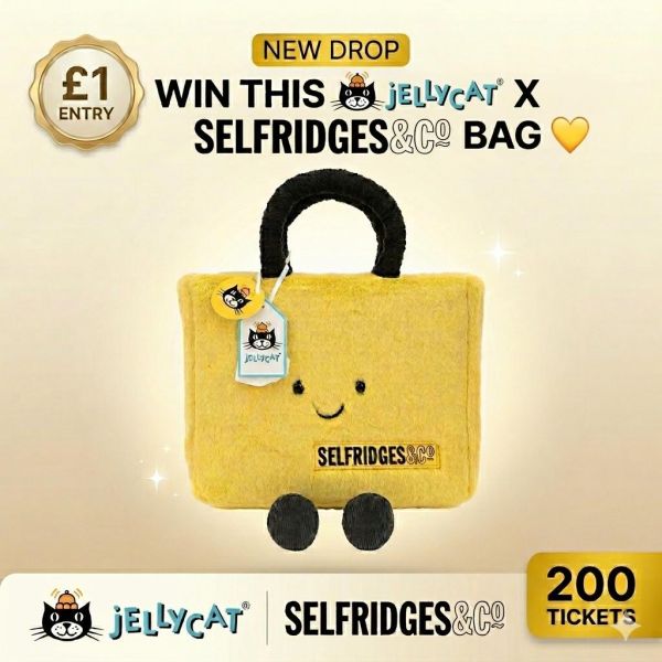Win This Jellycat x Selfridges Bag For Only £1!