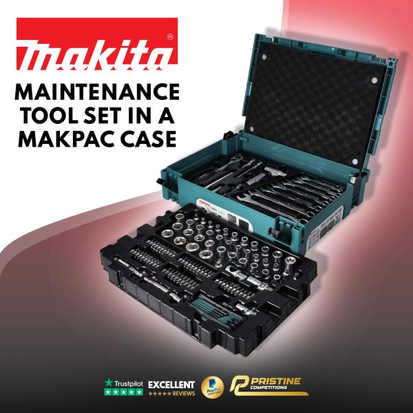 Makita E-08713 Maintenance Tool Set in a Makpac Case