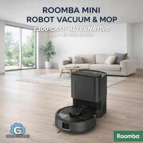 ROOMBA MINI ROBOT VACUUM & MOP WITH AUTO EMPTY DOCK