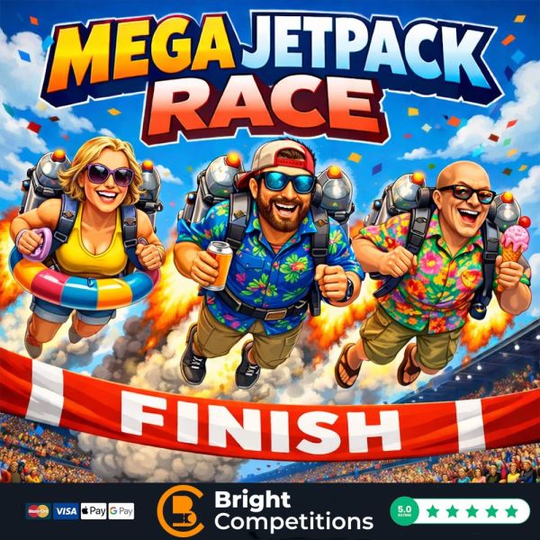 Mega Jetpack Race! 165 Instant Wins & 5 Jetpacks To Be Found & Main Prize Jetpack