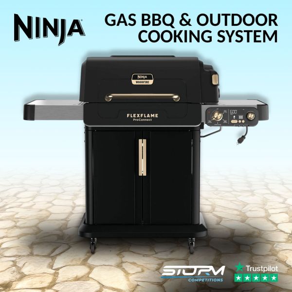Ninja FlexFlame ProConnect Gas BBQ & Outdoor Cooking System PG305UK