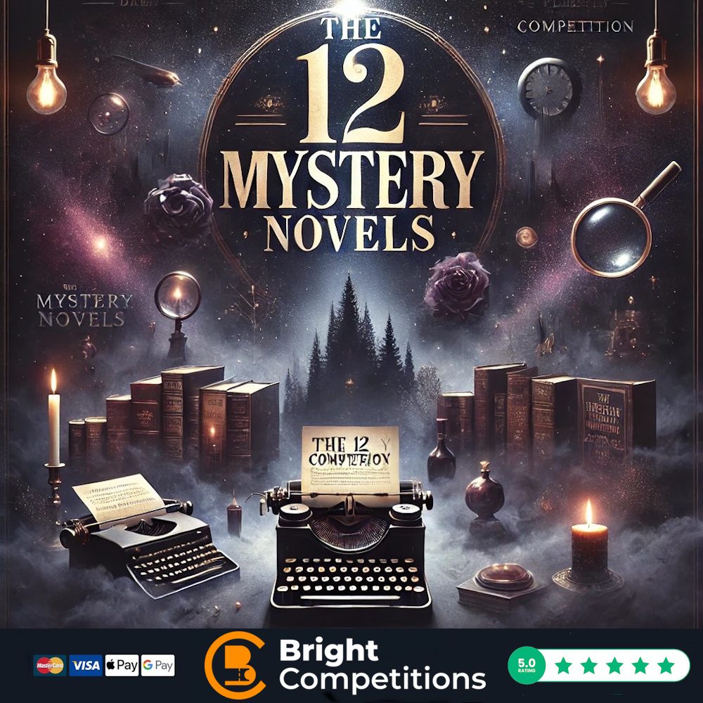 ENDING TODAY – The 12 Mystery Novels – £5k Instants & £250 Main Prize