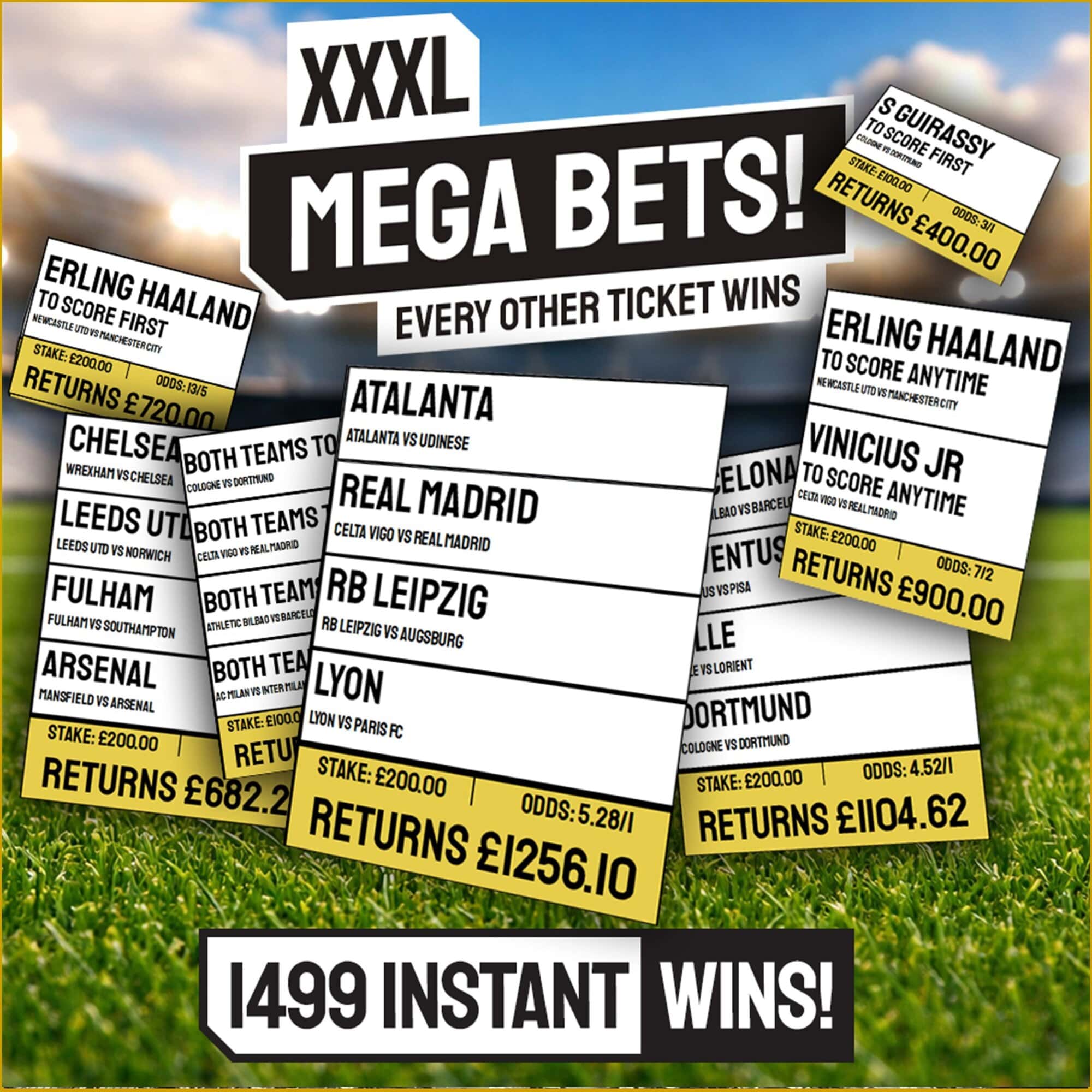 Mega Bets Competition! Win a Share of over £4500 worth of Bets for this weekend's Football!