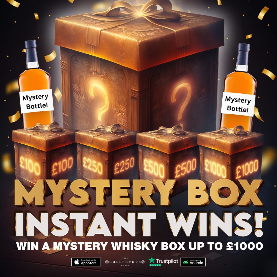 WIN A MYSTERY BOX OF WHISKY PRIZES INSTANTLY!! OVER £6,000 OF PRIZES TO BE WON!