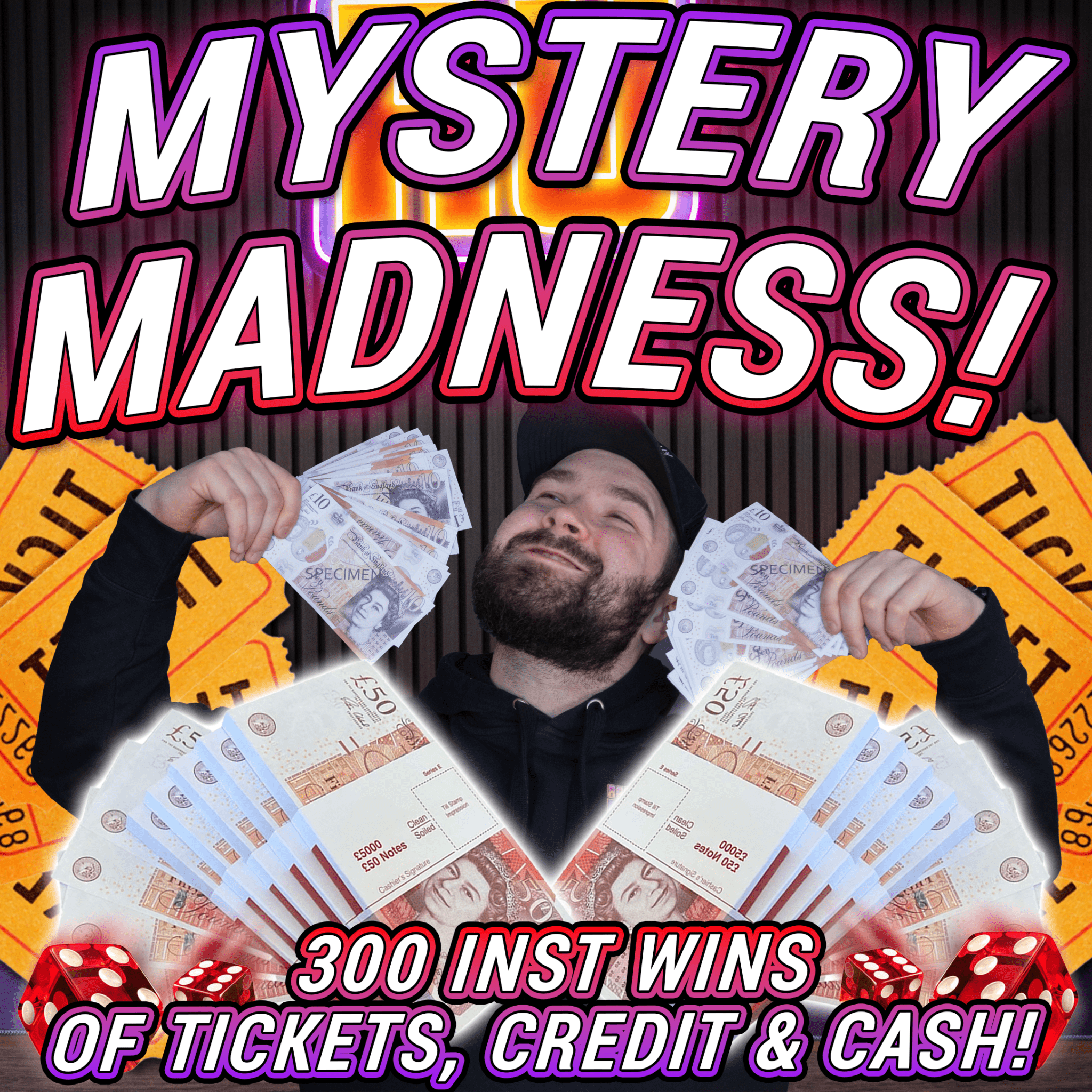 MYSTERY MADNESS! – 300 INST WINS!