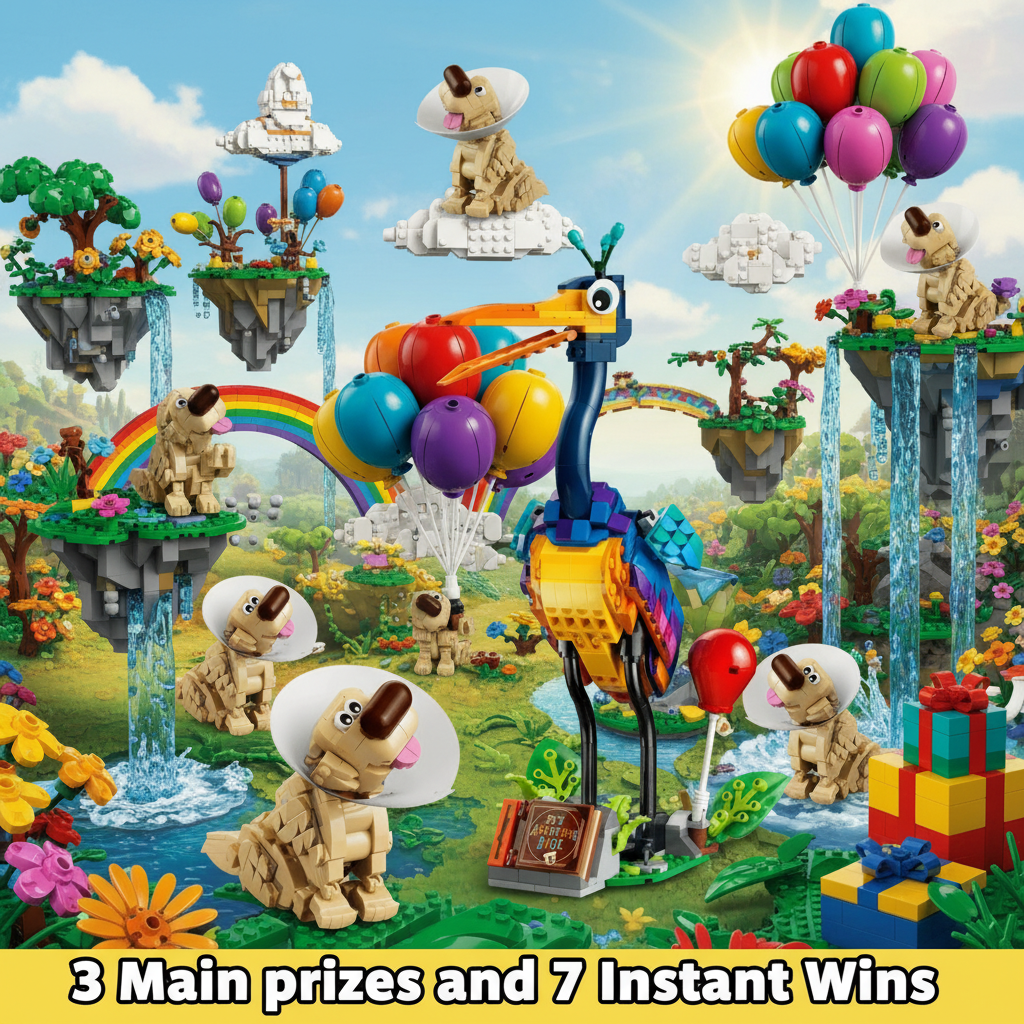 Lego Doug & Kevin – 3 Main Prizes – 7 Instant Wins