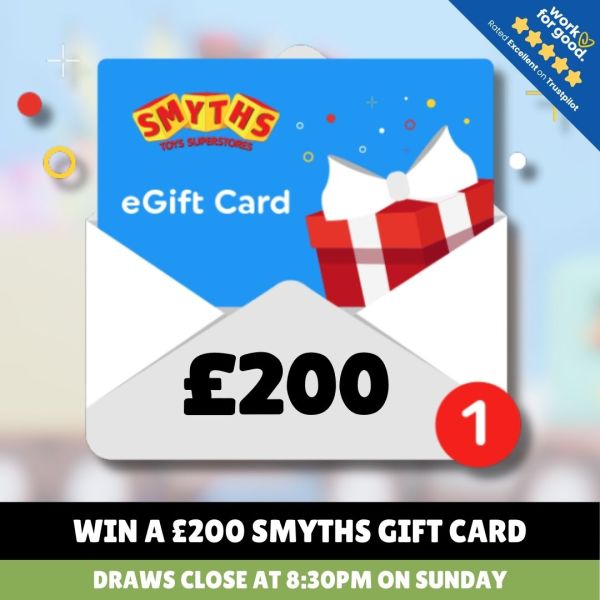Win A £200 Smyths Toys Gift Card (or £180 Cash) #12