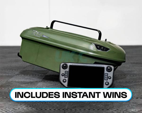 CARPLOUNGE RT7 V4 PRO MILITARY GREEN BAIT BOAT!