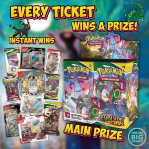 Evolving Skies Booster Box + Instant Wins – Every Ticket Wins A Prize!