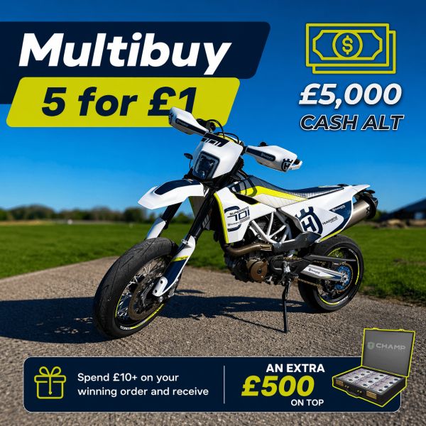 Win This Husqvarna 701 Supermoto For 25p!