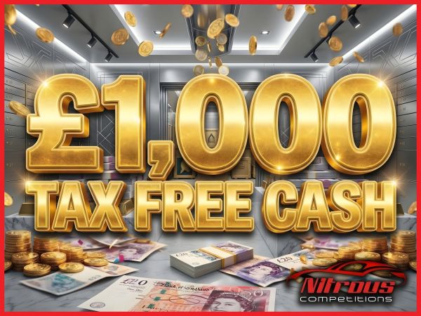 Draw 4, £1,000 Tax Free Cash [Draw May 21st]