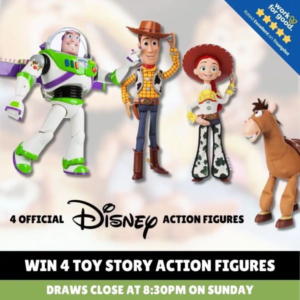 Win a Disney Toy Story Action Figures Bundle (or £126 cash) #84