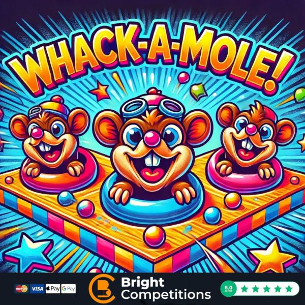 Whack-A-Mole! 75 Instant Wins & 3 Moles To Be Found & £50 Main Prize