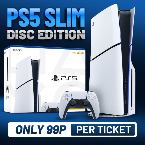WIN A BRAND NEW SONY PS5 SLIM DISC EDITION FOR ONLY 99P! 🎮