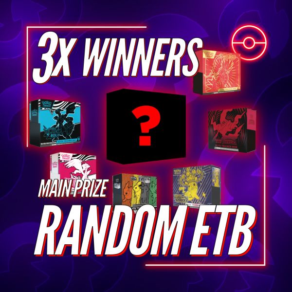 *LOW ODDS* 3x Winners – Random Pokémon Elite Trainer Box #3