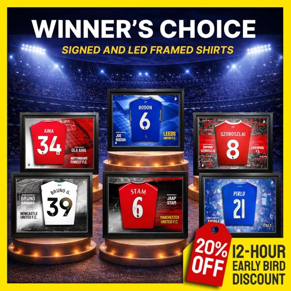 Custom Signed Shirt Display (with LED Lights!)