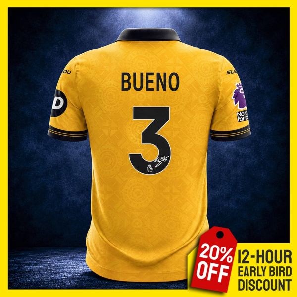 Hugo Bueno Signed Wolves Shirt!