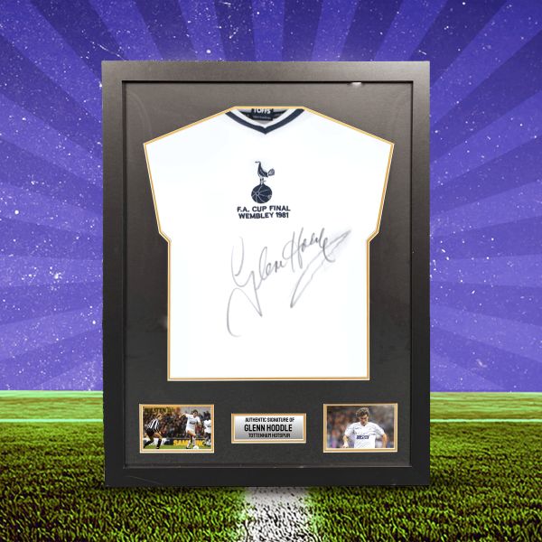 Spurs Competition! Win this Glenn Hoddle Signed & Framed Spurs Shirt!