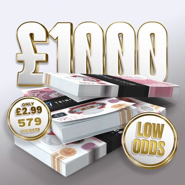 £1000 TAX FREE CASH **LOW ODDS**